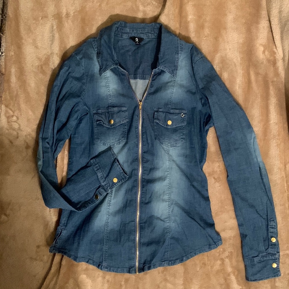 G by Guess denim shirt